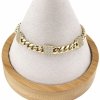 2845 Bransoletka elegancka złota 16+3cm pozłacana 14k Xuping cyrkonie